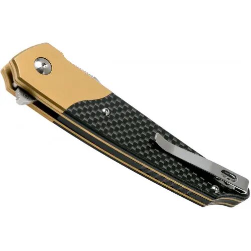 Нож Amare Knives Pocket Peak Folder золотой Фото 2